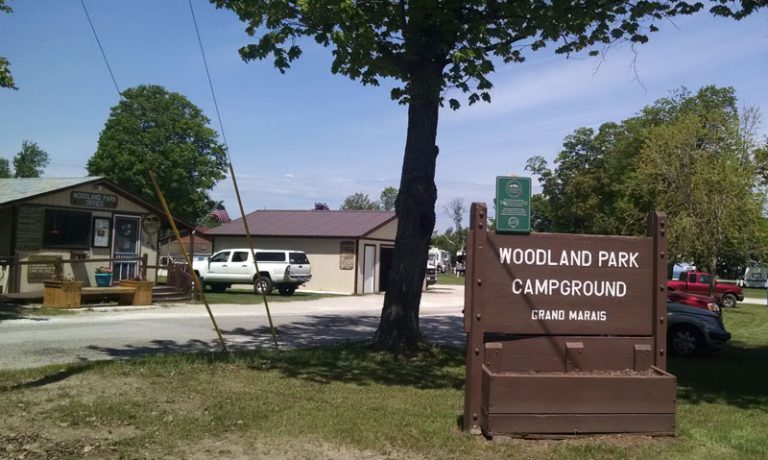 Woodland Park Campground Burt Township Grand Marais MI